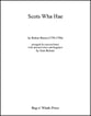 Scots Wha Hae Concert Band sheet music cover